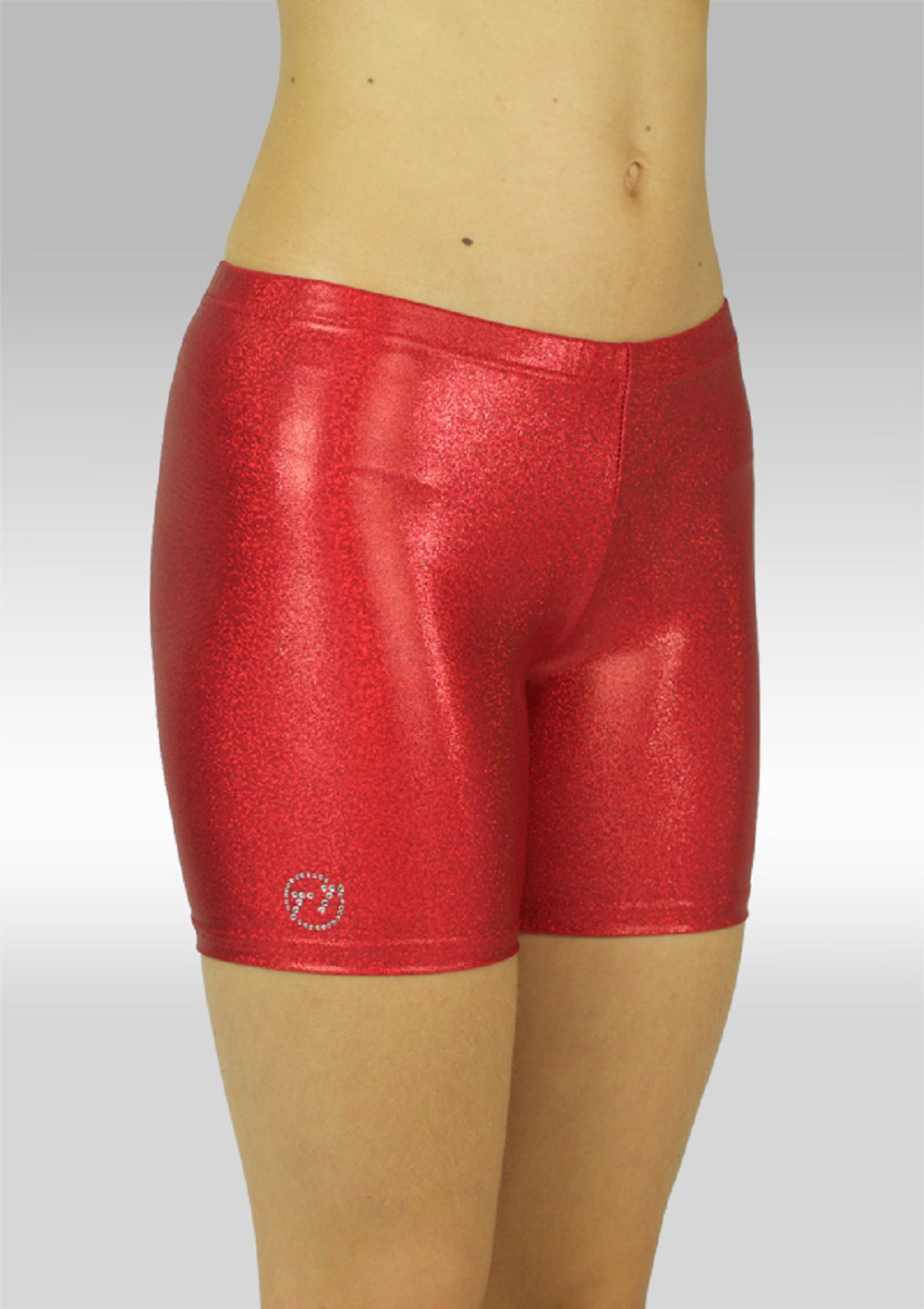 legging kort metallic rood. Kan niet geruild worden.