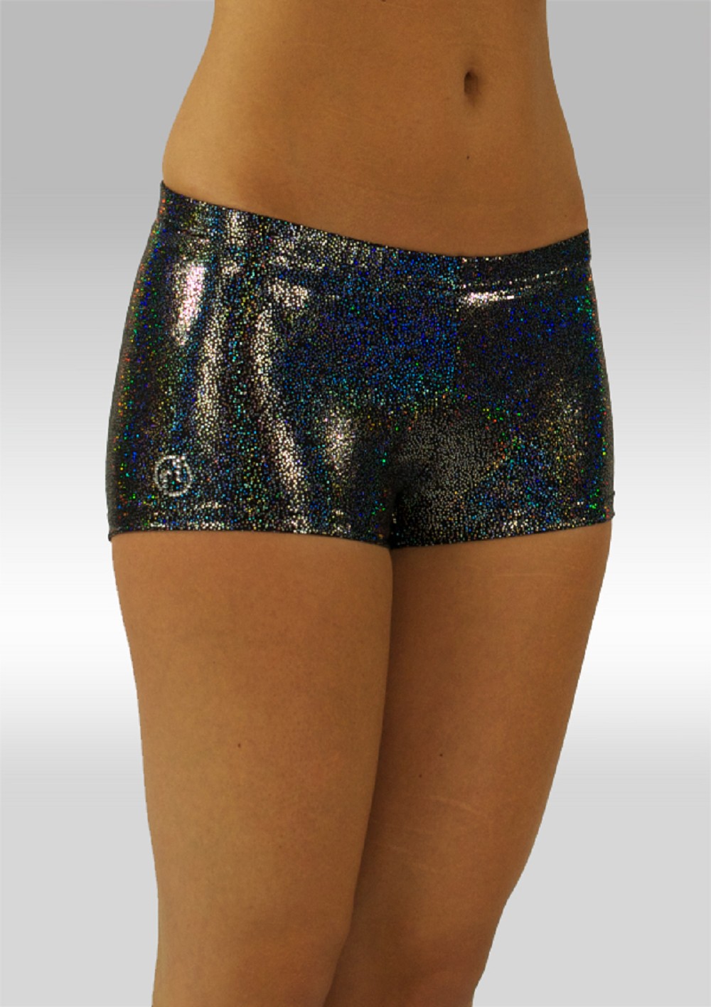 Hotpants zwart glitter