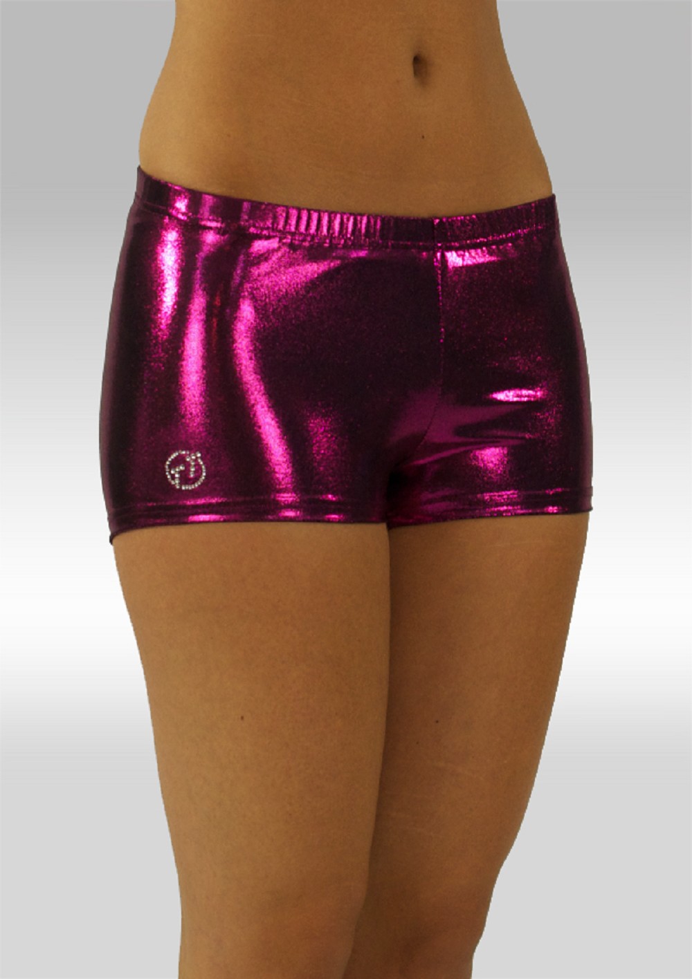 Hotpants aubergine wetlook