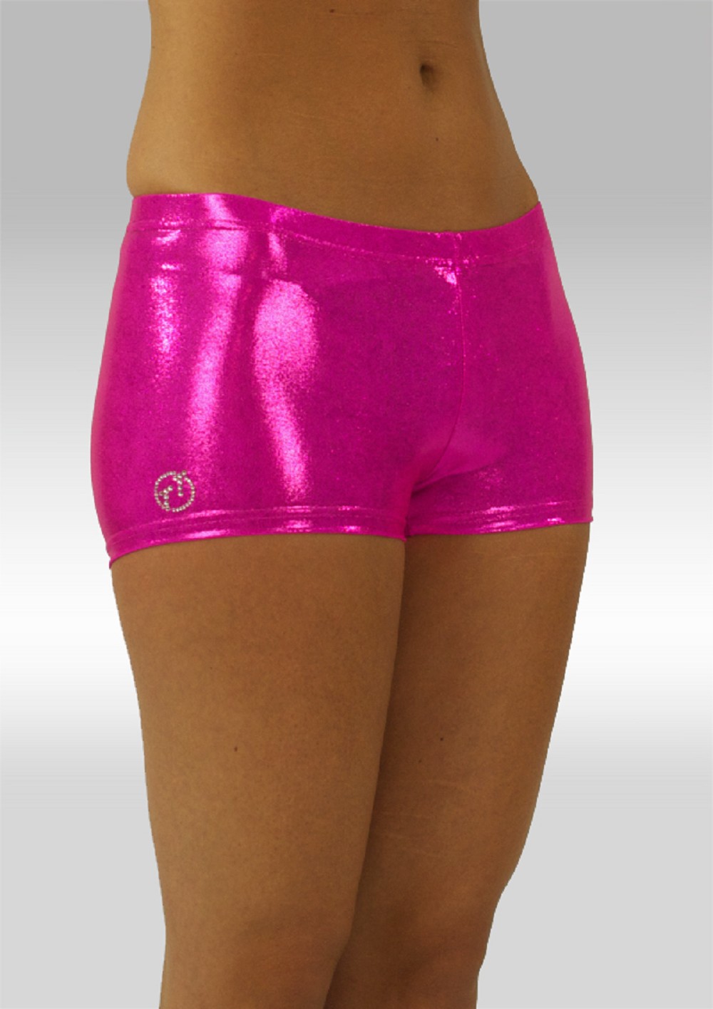 maniac Analytisch ras Hotpants roze wetlook W758rz | TT-Gymnastics
