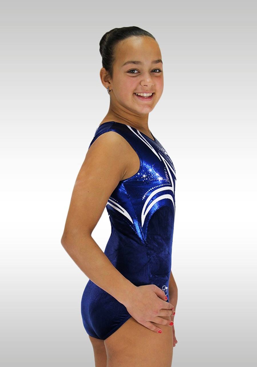 Turnpakje V747 donkerblauw / wit