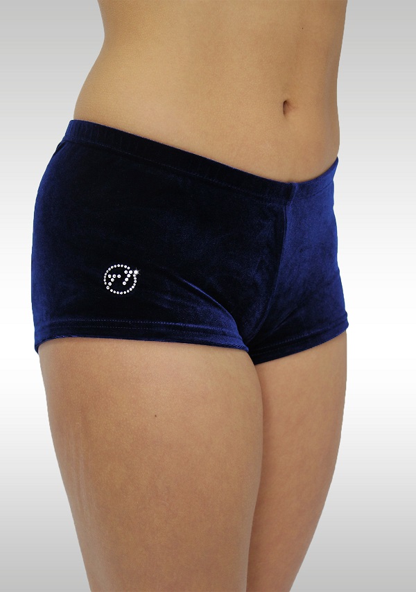 Hotpants marine velours