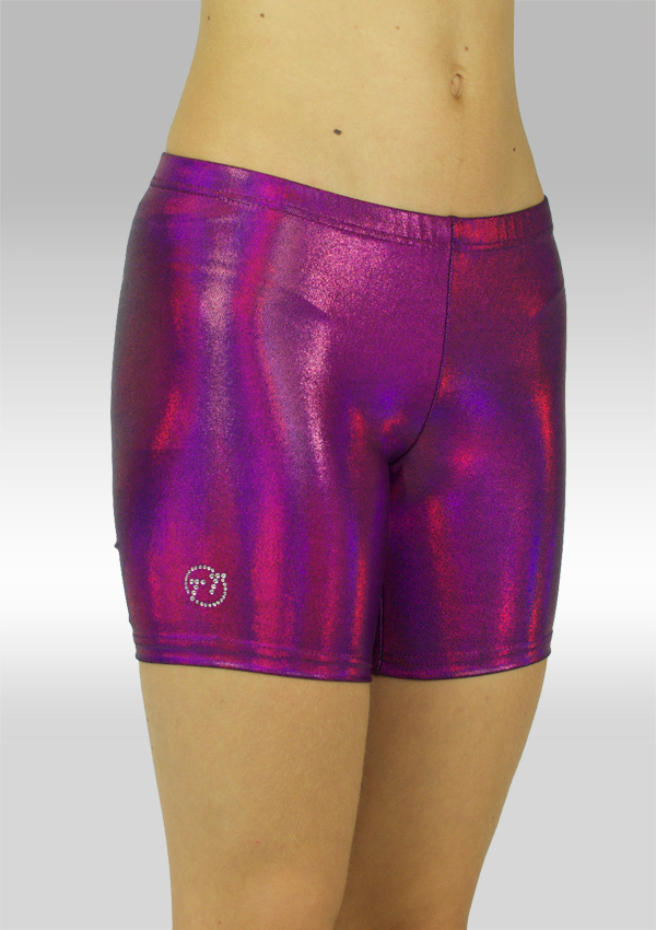 Legging kort aubergine